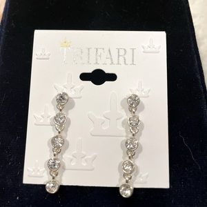 Surgical steel earrings silver